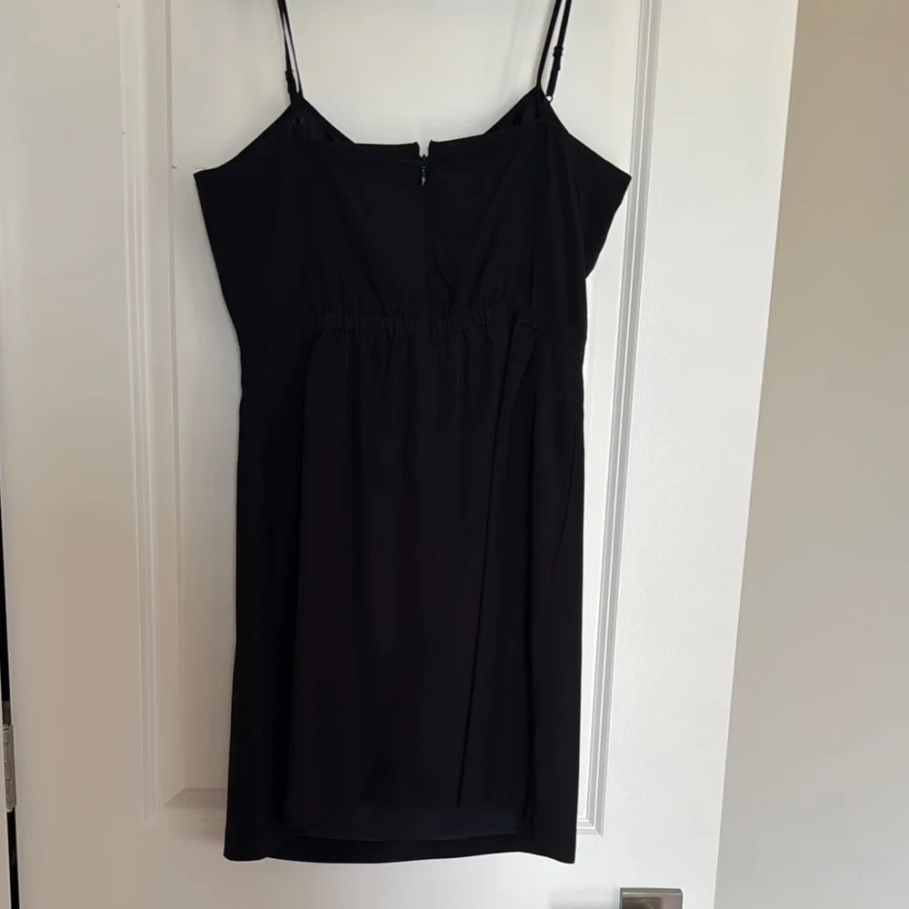 J. Crew Spaghetti Strap Dress in Classic Black - Picture 4 of 4